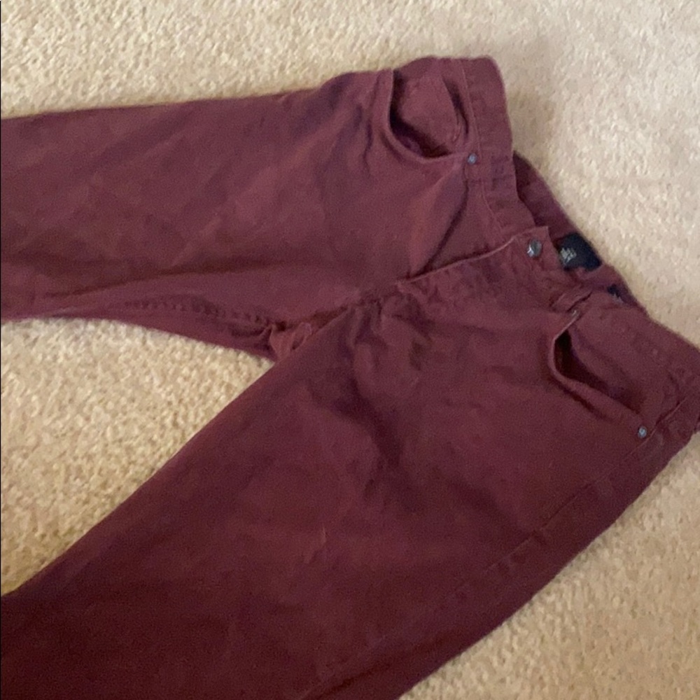 Maroon jean